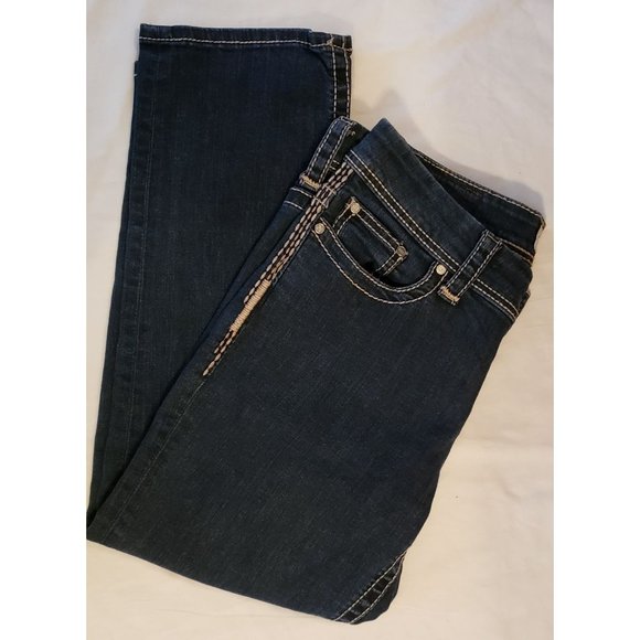 BKE Buckle ~ Women's Boot Stretch ~ Dakota Dark Wash Embroidered ~ Sz 29 - Picture 6 of 15